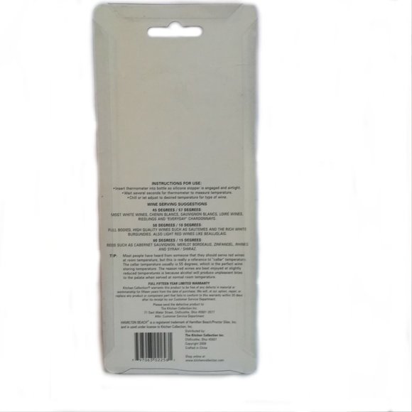 Hamilton Beach Wine Thermometer - Picture 3 of 4